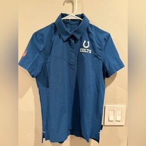 Nike Indianapolis Colts Dri-fit On Field Polo Women’s Size Medium DO0829-431